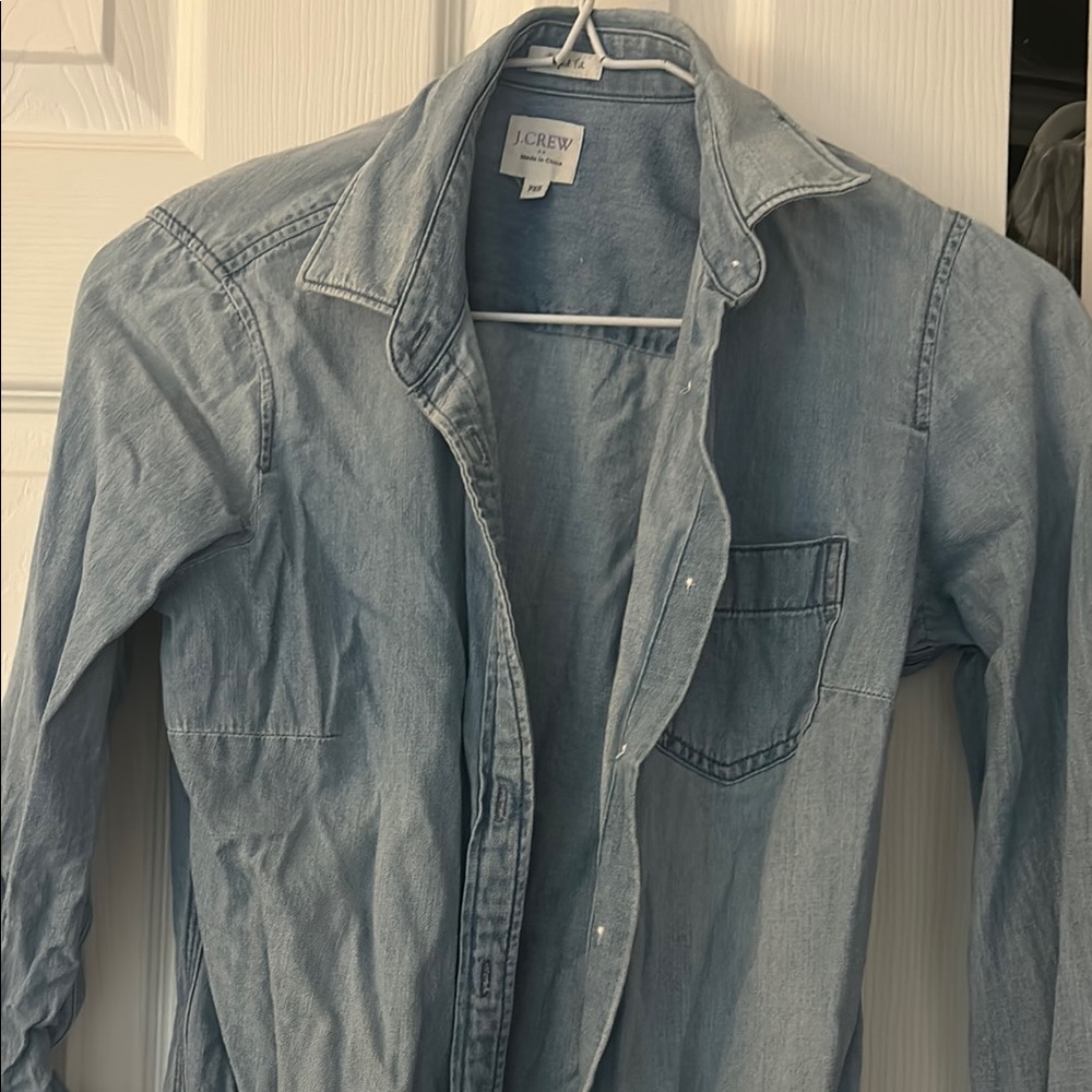 J.Crew Light Blue Denim Shirt